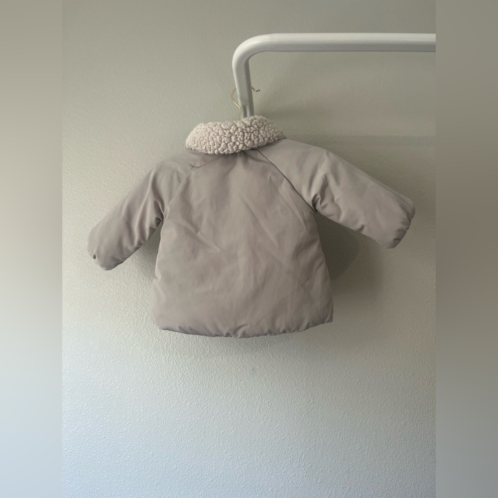 Zara baby girl jacket with Sherpa collar - Picture 11 of 13